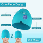 Cold Compress Eye Mask & Migraine Relief Hat