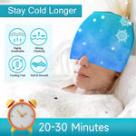 Cold Compress Eye Mask & Migraine Relief Hat